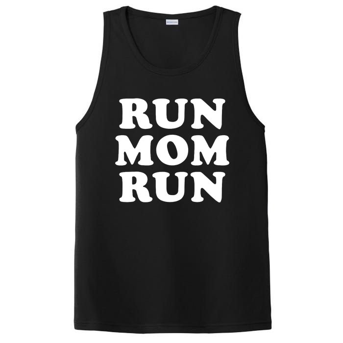 Run Mom Run Marathon Running Spectator PosiCharge Competitor Tank