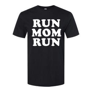 Run Mom Run Marathon Running Spectator Softstyle CVC T-Shirt