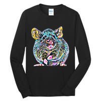 Rat Motif Rodent Cute Rat In Hand Cheese Pet Rats Tall Long Sleeve T-Shirt