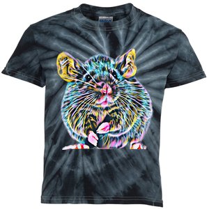 Rat Motif Rodent Cute Rat In Hand Cheese Pet Rats Kids Tie-Dye T-Shirt