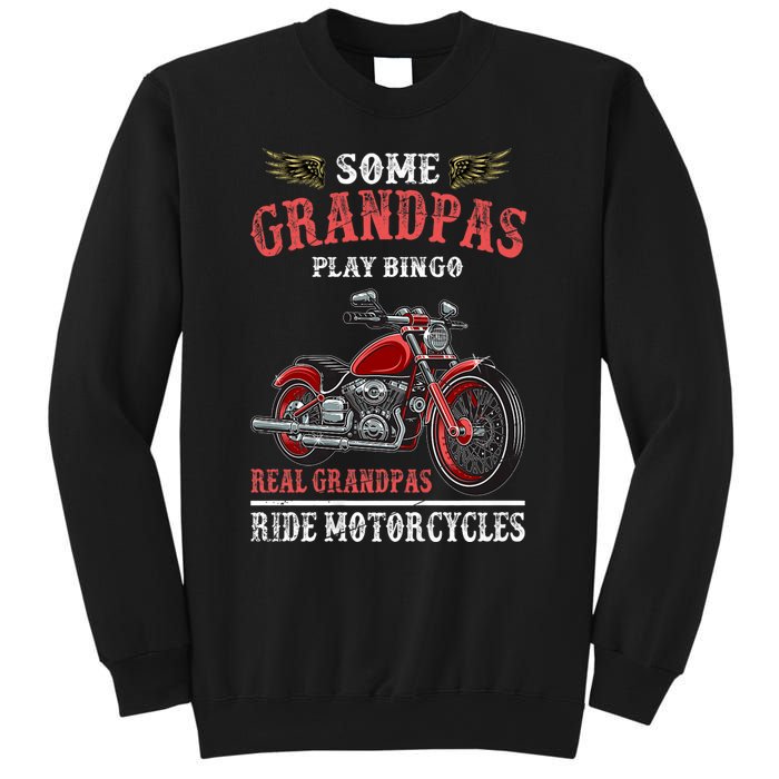 Retired Motorcycle Riding Biker Retirement Grandpa Biker Sweatshirt