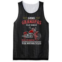 Retired Motorcycle Riding Biker Retirement Grandpa Biker Mesh Reversible Basketball Jersey Tank