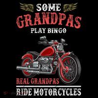 Retired Motorcycle Riding Biker Retirement Grandpa Biker Premium T-Shirt