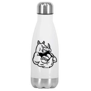 Rhino Muscles Stainless Steel Insulated Water Bottle