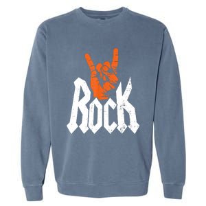 Rock Music Rock Music Lover Garment-Dyed Sweatshirt