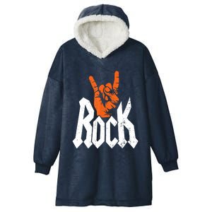 Rock Music Rock Music Lover Hooded Wearable Blanket