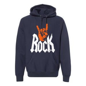 Rock Music Rock Music Lover Premium Hoodie