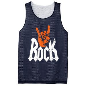 Rock Music Rock Music Lover Mesh Reversible Basketball Jersey Tank