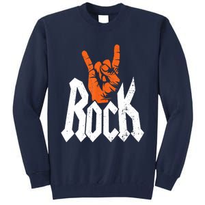 Rock Music Rock Music Lover Tall Sweatshirt