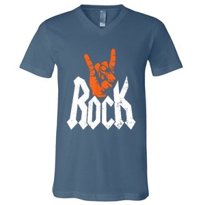 Rock Music Rock Music Lover V-Neck T-Shirt