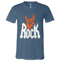 Rock Music Rock Music Lover V-Neck T-Shirt