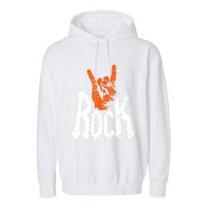 Rock Music Rock Music Lover Garment-Dyed Fleece Hoodie