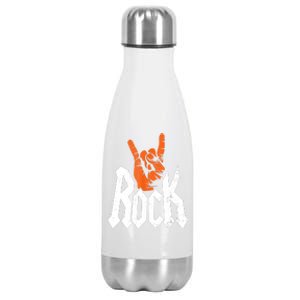 Rock Music Rock Music Lover Stainless Steel Insulated Water Bottle