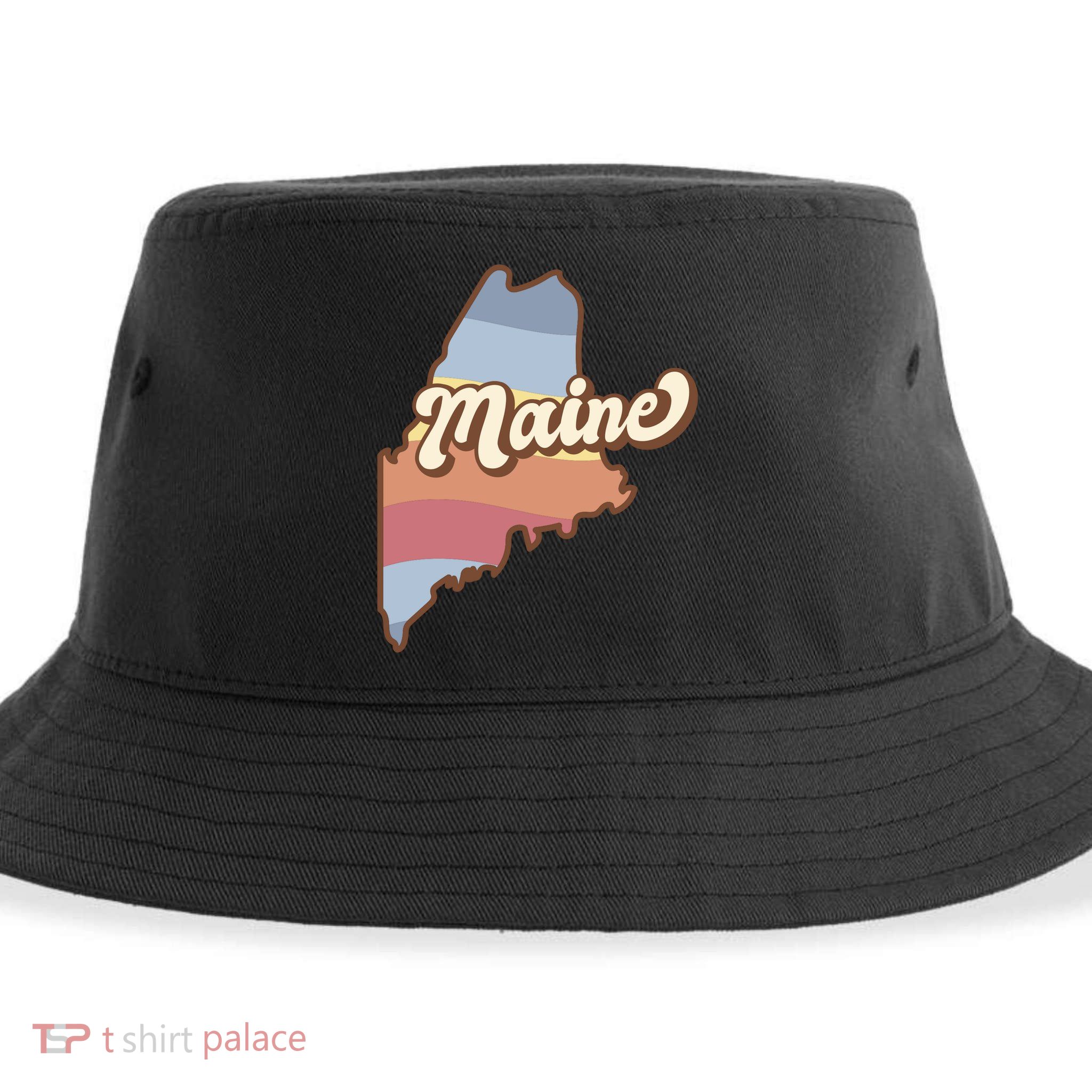 Retro Maine Sustainable Bucket Hat
