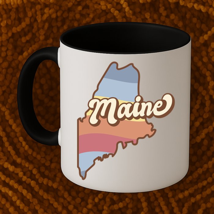 Retro Maine Mug