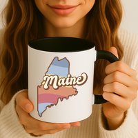 Retro Maine Mug