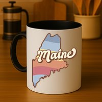 Retro Maine Mug