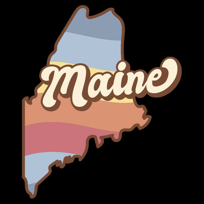 Retro Maine Mug