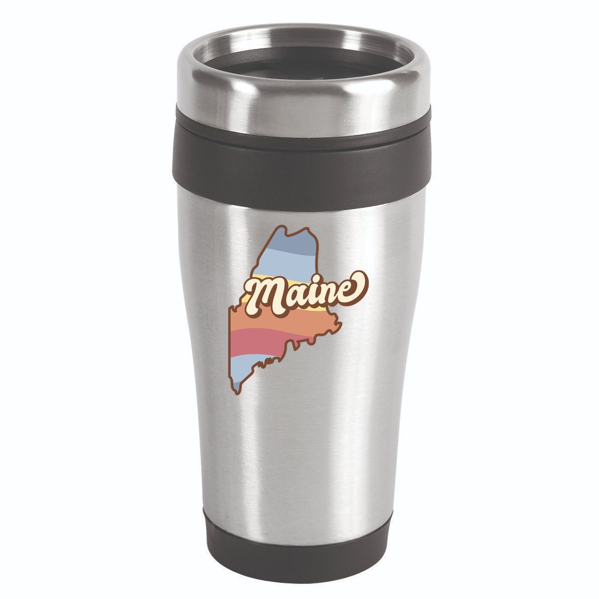 Retro Maine 16oz Travel Tumbler