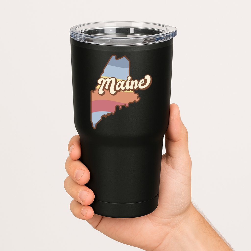 Retro Maine Tumbler