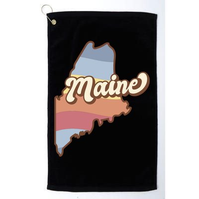 Retro Maine Golf Towel