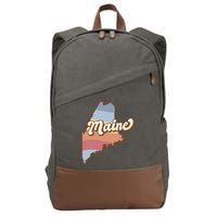 Retro Maine Cotton Canvas Backpack