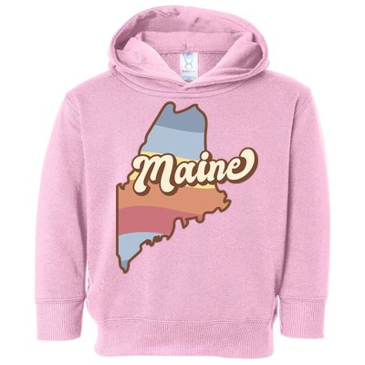 Retro Maine Toddler Hoodie