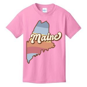 Retro Maine Kids T-Shirt