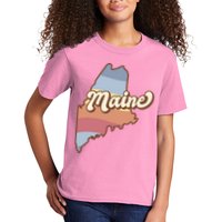 Retro Maine Kids T-Shirt