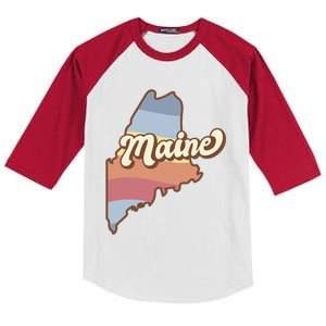 Retro Maine Kids Colorblock Raglan Jersey