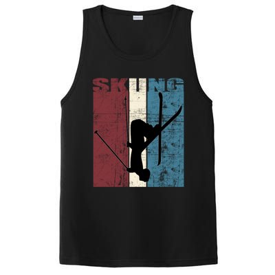 Red Mountain Retro Skiing Ski Great Gift PosiCharge Competitor Tank