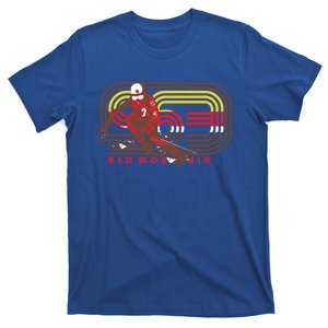 Red Mountain Retro Skiing Ski Gift T-Shirt