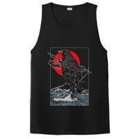 Red Moon Raven Graphic Black Crow PosiCharge Competitor Tank