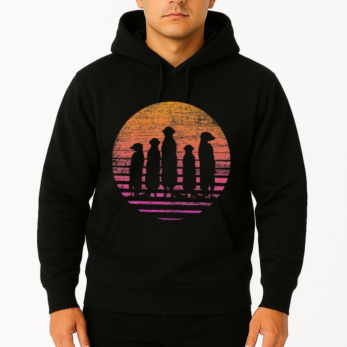 Retro Meerkat Hoodie