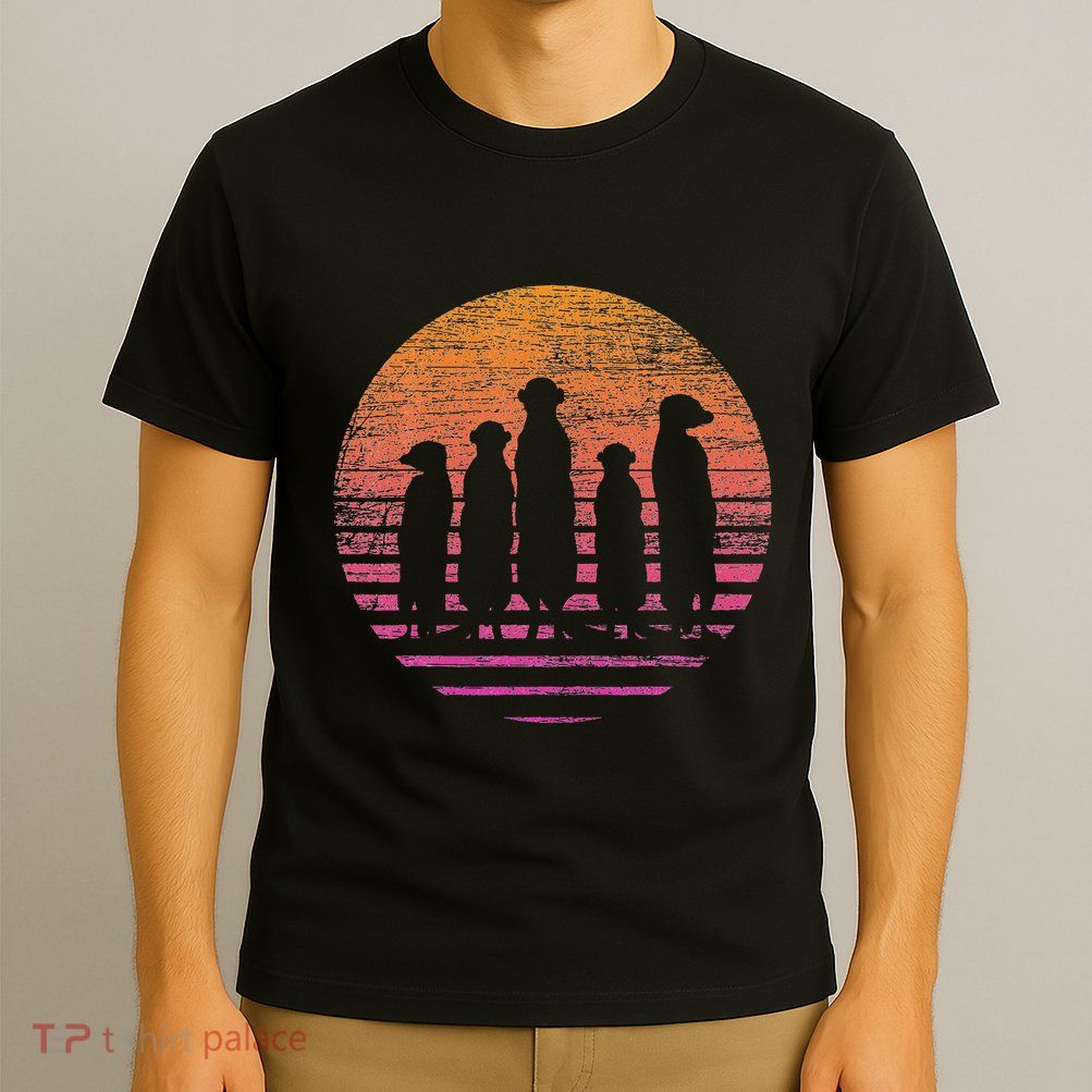 Retro Meerkat T-Shirt