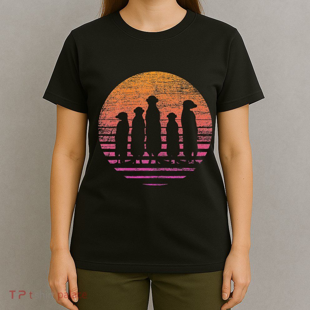 Retro Meerkat T-Shirt