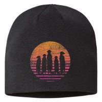 Retro Meerkat Sustainable Beanie