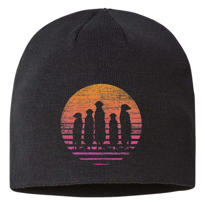 Retro Meerkat Sustainable Beanie