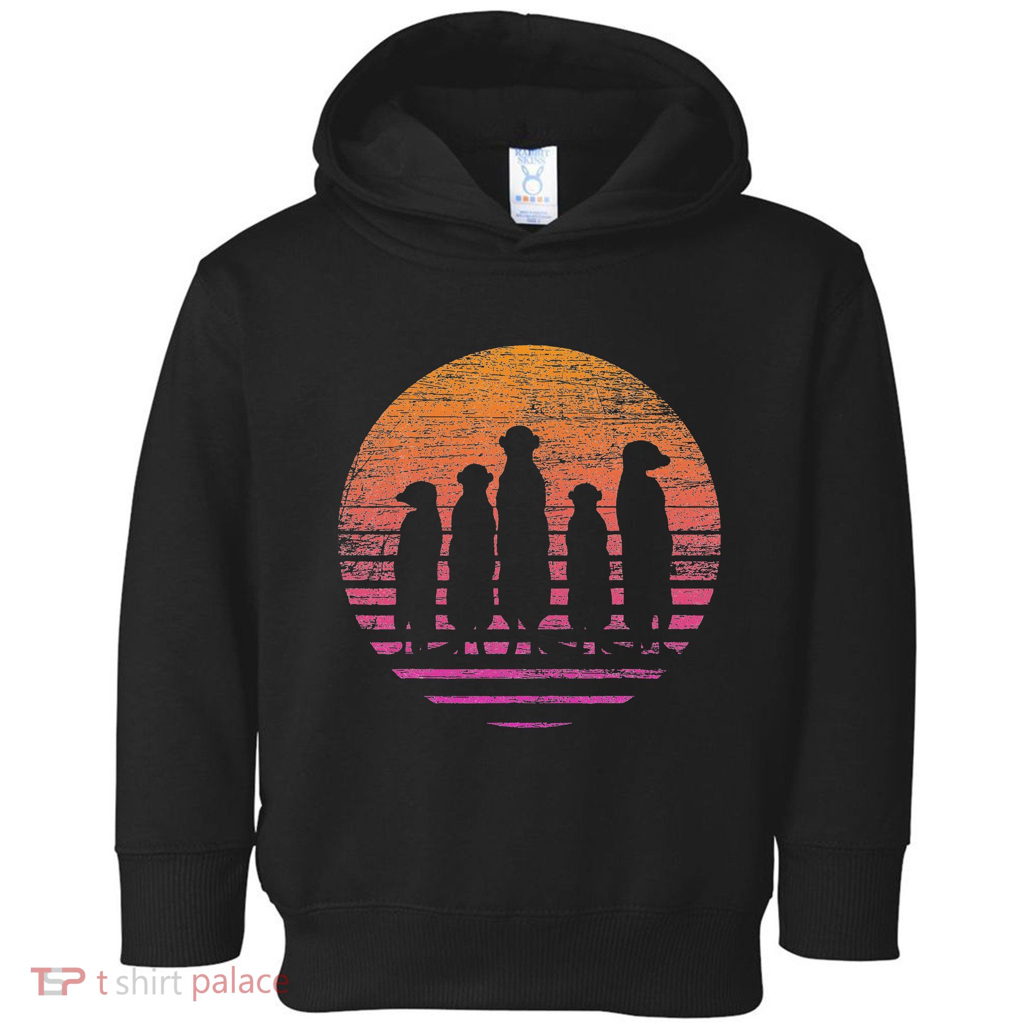 Retro Meerkat Toddler Hoodie