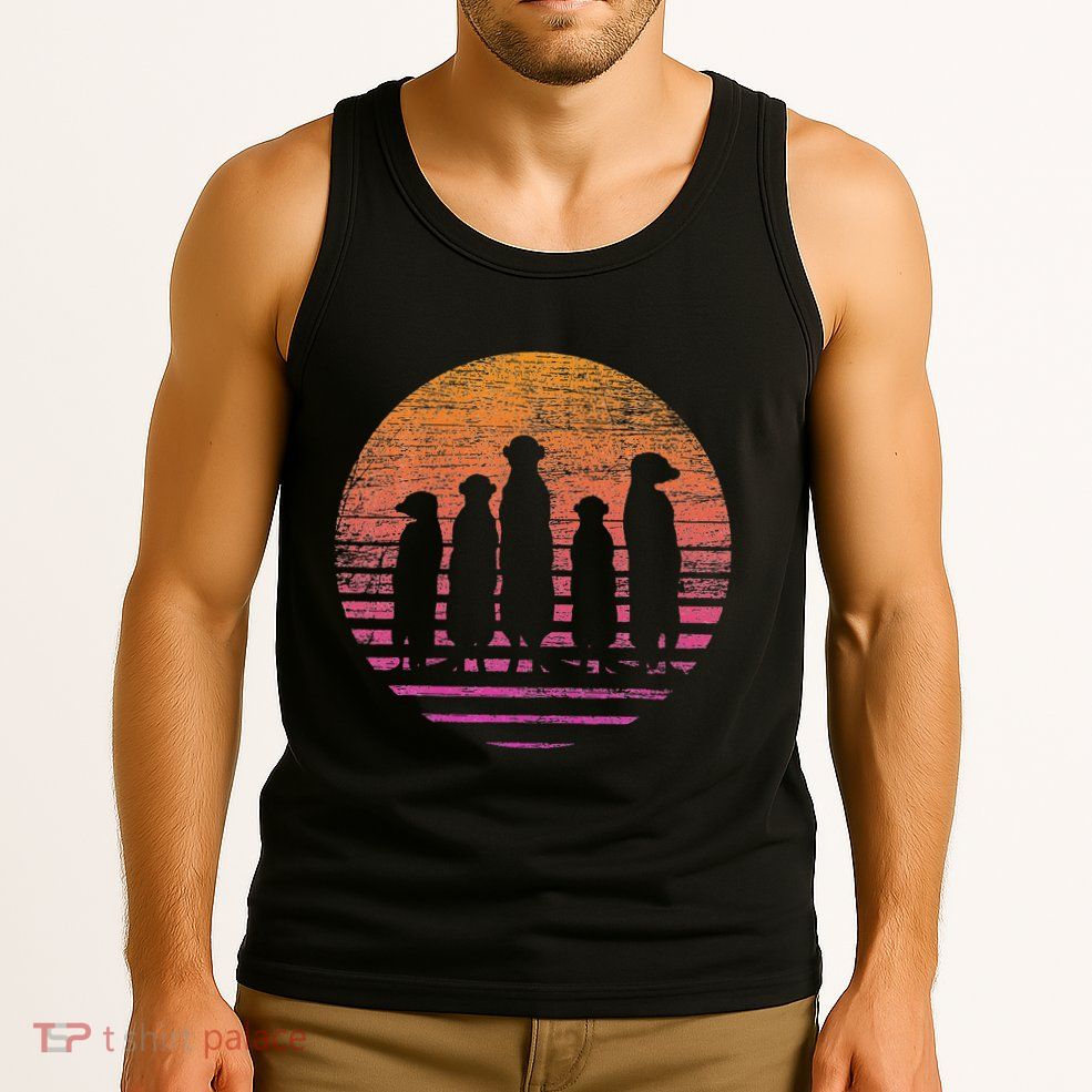 Retro Meerkat Tank Top