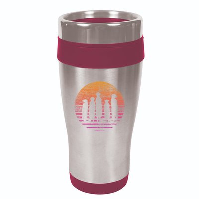 Retro Meerkat 16oz Travel Tumbler