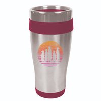 Retro Meerkat 16oz Travel Tumbler