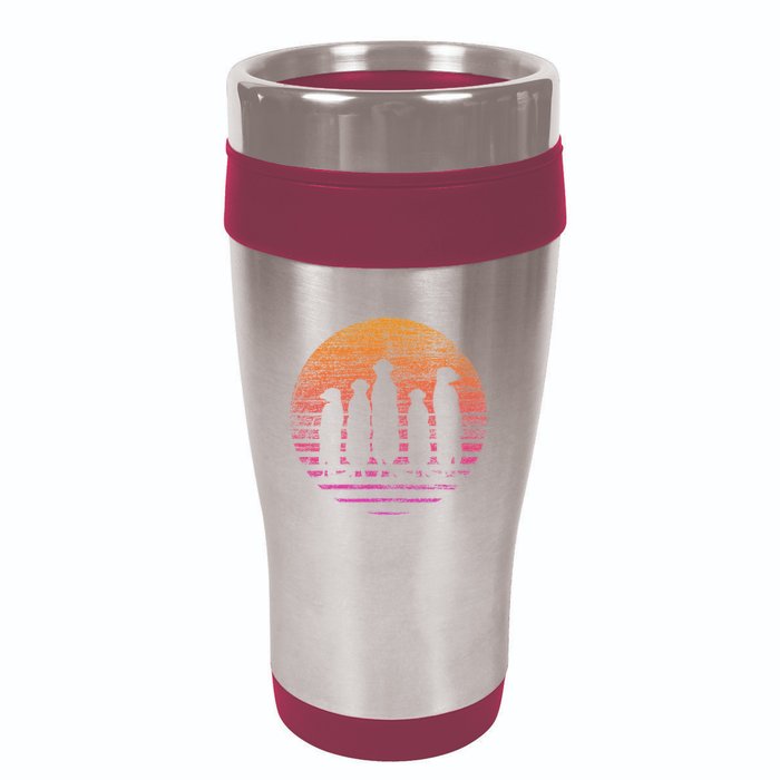 Retro Meerkat 16oz Travel Tumbler