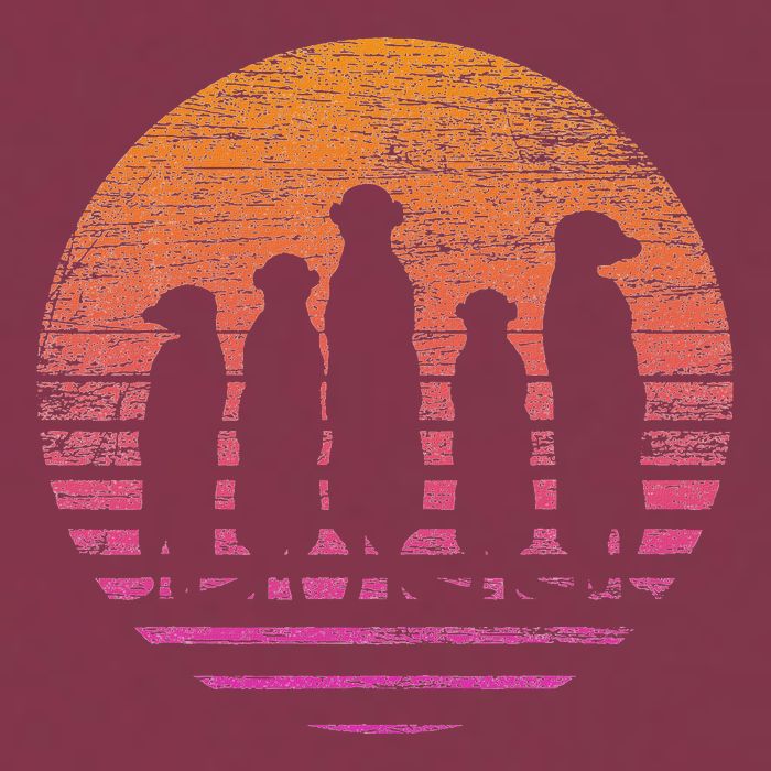 Retro Meerkat 16oz Travel Tumbler