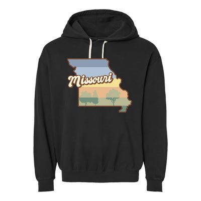 Retro Missouri Garment-Dyed Fleece Hoodie