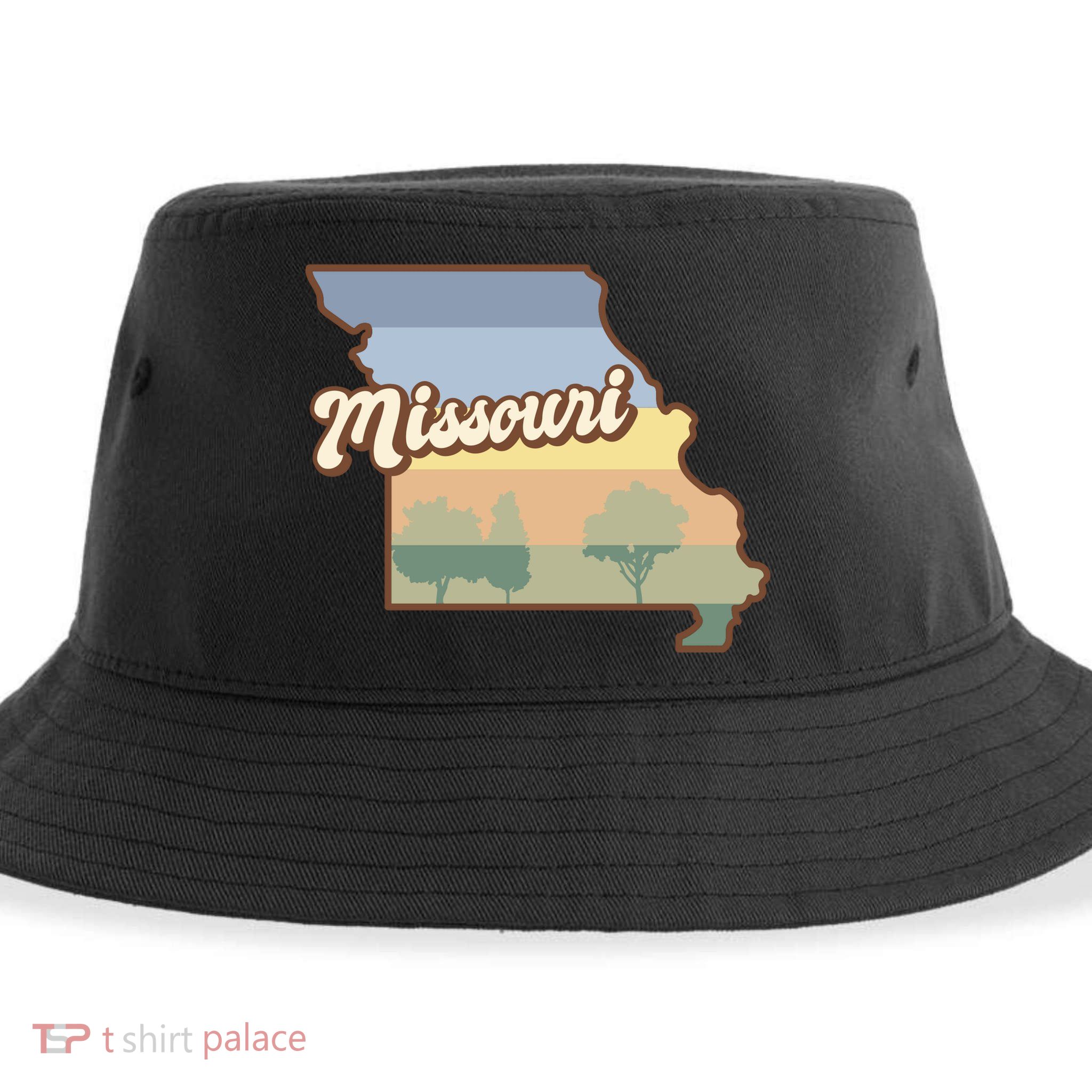Retro Missouri Sustainable Bucket Hat