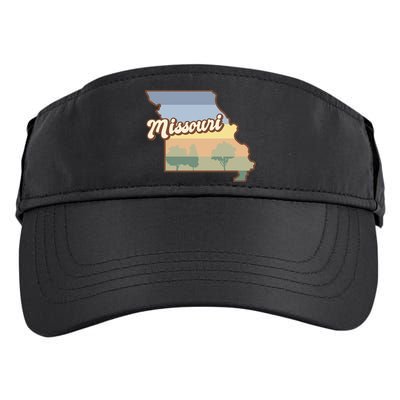 Retro Missouri Adult Drive Performance Visor