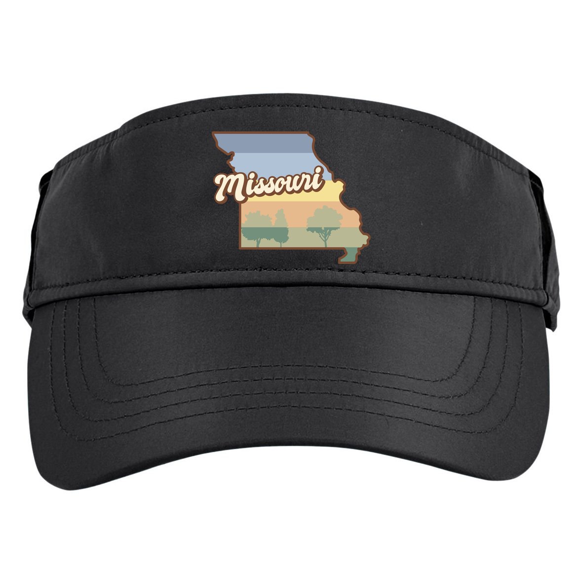 Retro Missouri Adult Drive Performance Visor