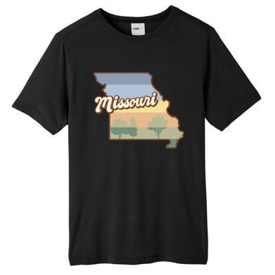 Retro Missouri Tall Fusion ChromaSoft Performance T-Shirt