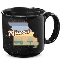 Retro Missouri 15oz Campfire Ceramic Mug